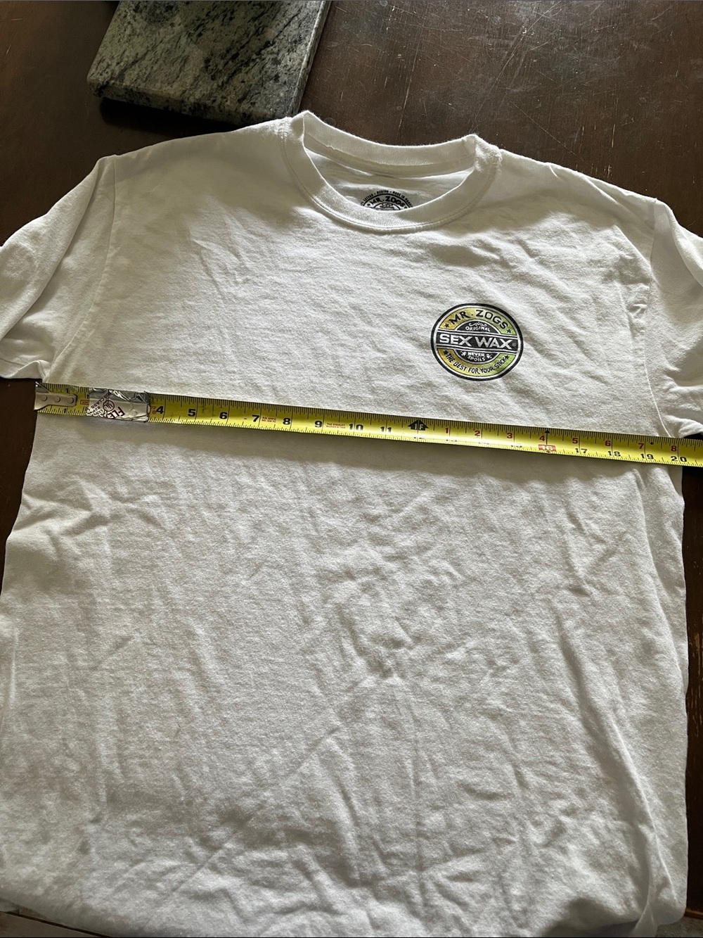 Mr. Zoggs Sex Wax White Long-Sleeve Crewneck Shirt - Picture 5 of 5